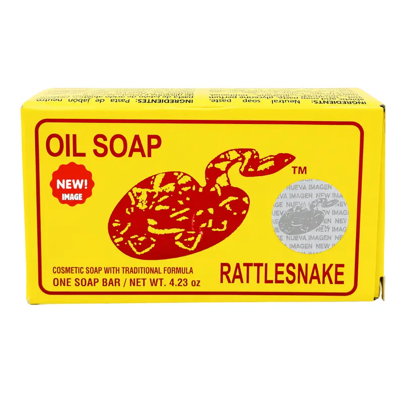 Jabon De Aceite Vibora De Cascabel Rattlesnake Oil Glycerin Bar Soap (140g/4.23oz) - Aluminum-Free, Ammonia-Free Antibacterial Cleanser for Adults, All-Skin Friendly Moisturizer with Moisture Boost, Dirt Removal, Exfoliating & Dark Circles Support