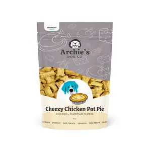Cheezy Chicken Pot Pie Dog Treats