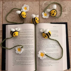 Handcrafted Crocheted Bee Bookmark