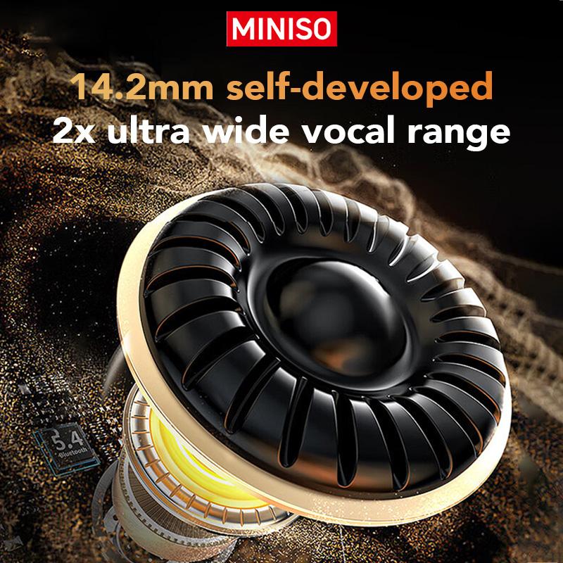 MINISO MS156 Ultra Open-Back True Wireless Bluetooth Earbuds High-Fidelity Stereo Sound IPX5 Waterproof Sports-Style Ear Tips Solar-Powered Anti-Theft Mount for Nest Cam Translation Earphones