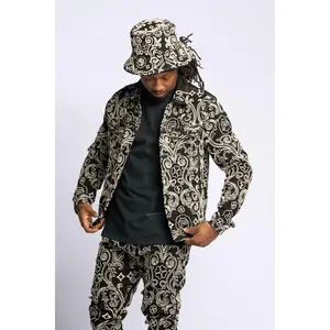 PHEELINGS LÜKS DENIM JACKET (JET BLACK)