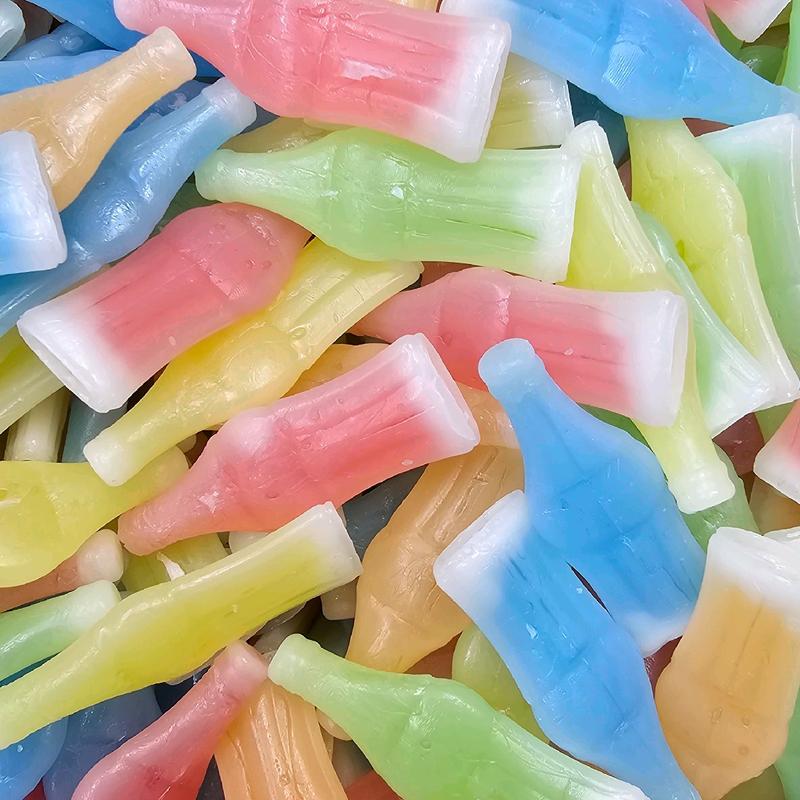 Nik-L-Nips Vintage Wax Bottle Candy Drinks Filled with Flavored Syrups (Cherry, Orange Lemon, Blue Raspberry, and Green Apple Flavors) tiktok viral candy Pieces Of Gummies Variety Gummy Mix