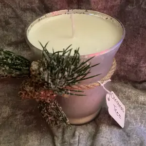 Christmas Tree Christmas Pinecone Candle