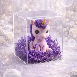 SparkleHoof Unicorn Soap – Watermelon Scent Kids Gift Collectible Soap Bubblebrook Village Gentle Moisturizing Formula for Bath Time Magic