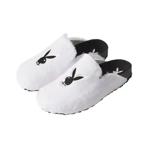 Playboy Fuzzy Slides