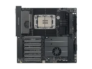 ASUS Pro WS W890E-SAGE SE Intel W890 (LGA 4710-2) EEB workstation motherboard, PCIe 5.0 x16, M.2, MCIO, SlimSAS, 2x 10Gb LAN, Server-grade Remote Management, 16+(2+2)+1+2 stages, USB4, USB Type-C