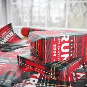 Trump Wrapping Papers, Trump 2024 Christmas Gift Wrap, Trump Vance Take America Back Patterns. Includes Dark Maga, available in 3 prints!