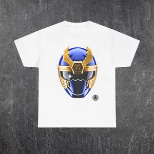 Power Ranger Ninja Storm Blue ranger Tee Womenswear Top