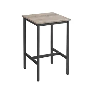 VASAGLE Small Square Bar Table