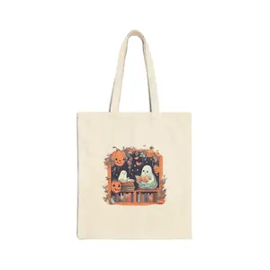 Halloween Candy Reader Tote Bag