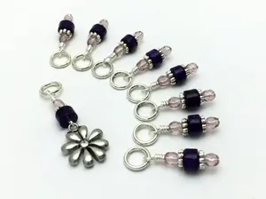 Daisy Knitting Stitch Marker Set- Gift for Knitters