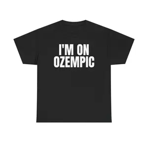 "IM ON OZEMPIC" TEE - BLACK