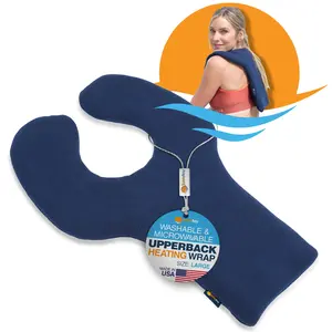 Microwavable Heating Wrap For Shoulder And Upper Back, Blue