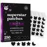250CT Pimple Patches Midnight Magic Black Star with Salicylic Acid & Tea Tree Oil, Cute Acne Patches for Face, Skincare Blemish Zit Spot Treatment Clear Daily pimple patches, Dark Spots Treatment