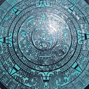 24" Aztec Calendar wall art