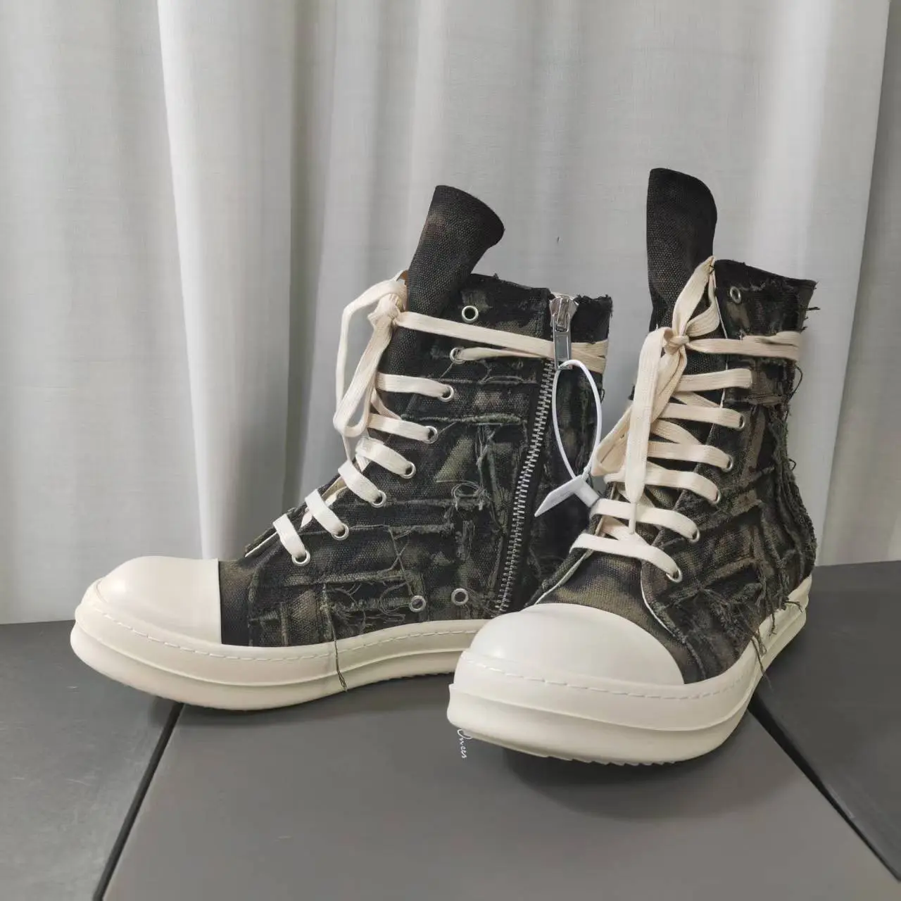Retro shoes Outdoor Shoes High-top Jigglypuff Bread Shoes  Super Soft Lambskin Thick Lace-up Simple Couple Shoes Student Shoes.