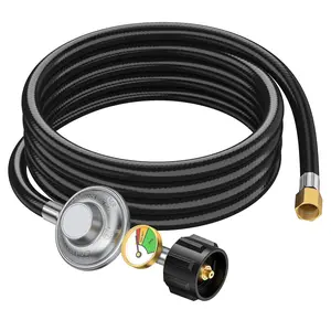 【Limited Stock】 Alloxity 6FT/8FT/12FT QCC Low Pressure Valve with Full Copper Gauge – Ideal for Gas Systems