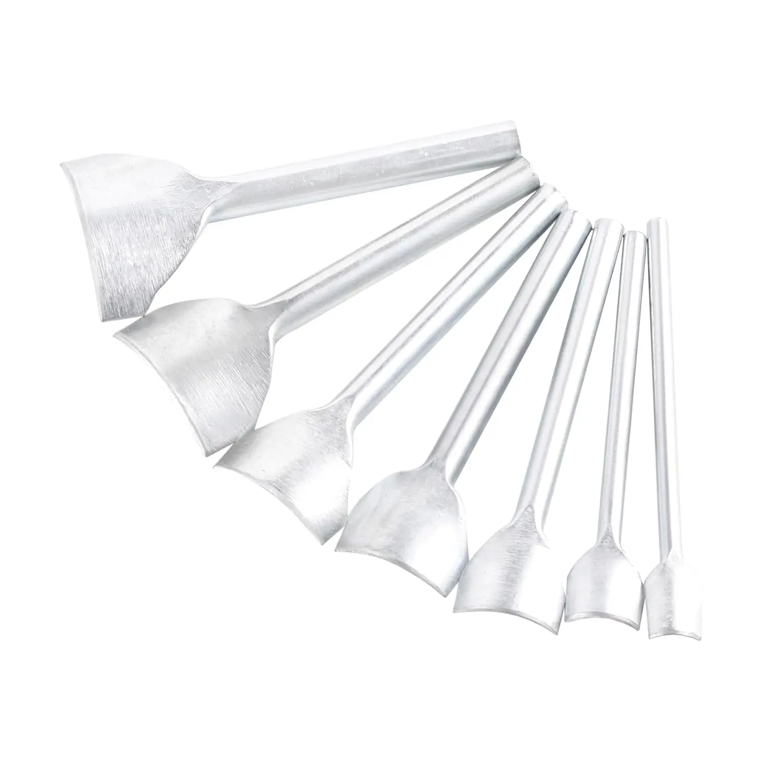 7pcs Arc-Shaped DIY Leather Craft Tools Quarter Circle Punch & Edge Cutter for Strap Belts, Wallets & Bags (10-40mm)