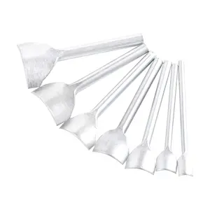 7pcs Arc-Shaped DIY Leather Craft Tools Quarter Circle Punch & Edge Cutter for Strap Belts, Wallets & Bags (10-40mm)