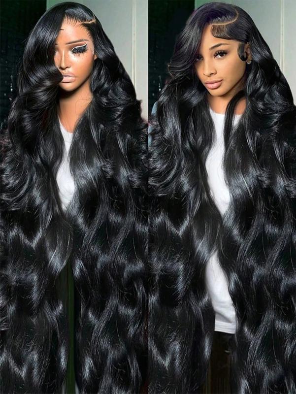 40Inch 13x4 Body Wave Lace Front Wigs Human Hair Pre Plucked 13x4 Frontal Wigs Human Hair HD Lace Body Wave Wig 100% Human Hair Wigs For Women 180% Density