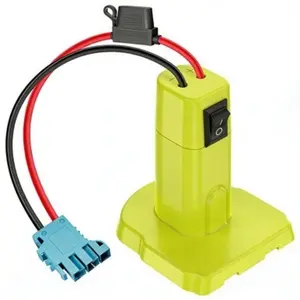 1 PC For Ryobi 18V ONE+ Battery Adapter, Power Wheels Conversion Kit With Fuse & Wire Connectors, Sturdy For Electric Toy Modification & DIY Projects