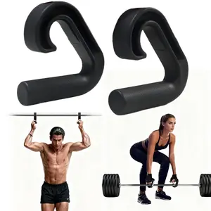 90° High-Strength Composite Nylon Hook Fitness Grips, Durable Exercise Handles, Pair Pack, Gym Accessories, Ideal for Strength Training & Workouts