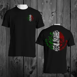 Mexico Mexican Flag Eagle 2 Side T-Shirt, Full Sizes And Colors, Gift For Man And Women, Graphic Shirt