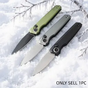 1pc 7551 Folding Knife, Lightweight Edc Pocket Knife, Camping Knives, Ergonomic Handle, Fruit Knife, Durable Daily Tool, Kitchen Helper, Camping Travel Choice, Men's Gift