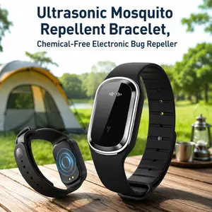Ultrasonator Anti Mosquito watch Adult Kids Repellent Bracelet Killer Pest Insect Drive Wristband USB Charging Watch