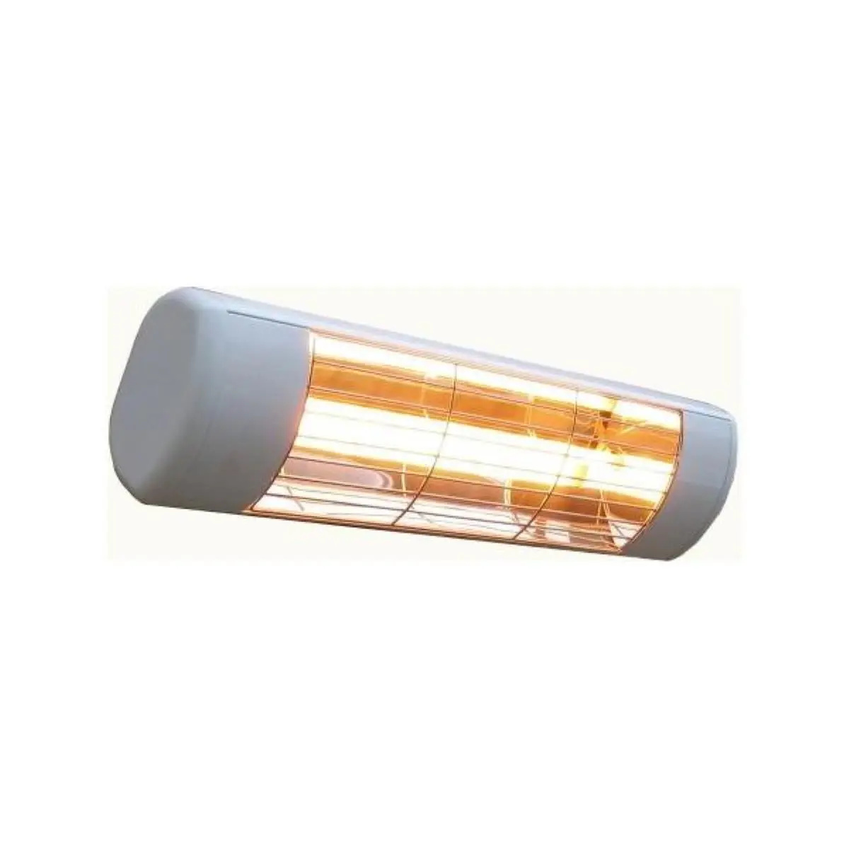 212 MAIN Outdoor Weatherproof Infrared Electric Wall-Mounted Heater - 1500W, 120V, Wall/Clamp Mountable, White