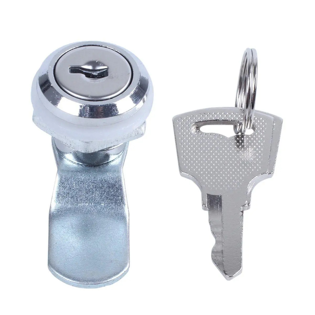 Cam Locks with Key - 1 Set Home Supplies Security Hardware for Lockers, Cabinets, Drawers, One Set