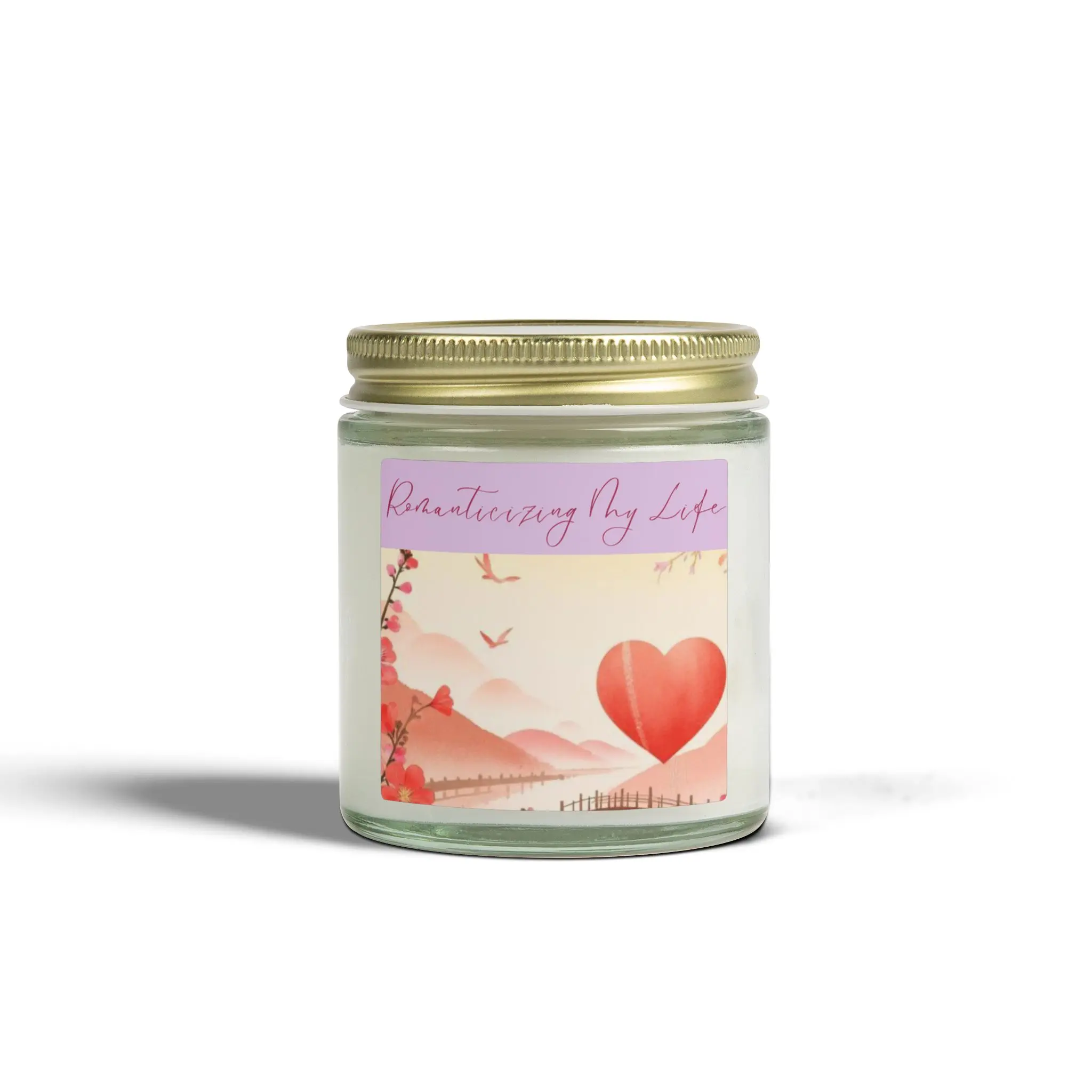Romanticizing My Life | Cashmere Musk | (4oz, 9oz) Aesthetic Candle | Feminine Gift | Cozy Home Decor 🖤 DARK CANDLES (Loud Thoughts)