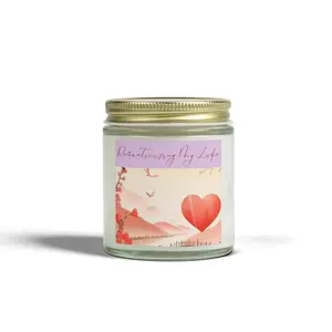 Romanticizing My Life | Cashmere Musk | (4oz, 9oz) Aesthetic Candle | Feminine Gift | Cozy Home Decor 🖤 DARK CANDLES (Loud Thoughts)