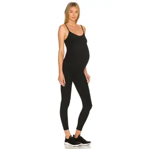 Beyond Yoga Spacedye Uplift Maternity Jumpsuit in Darkest Night