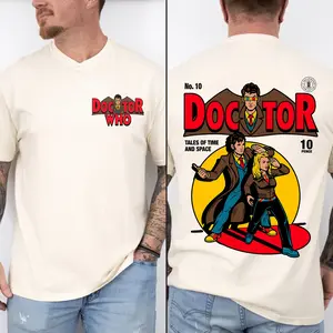Doctor Who Comic Cartoon Anime Retro Vintage T-shirt, Tenth Doctor Movie Sweatshirt, Doctor Who MovieHoodie, Gift For Movie Lovers, Unisex Adults Tee