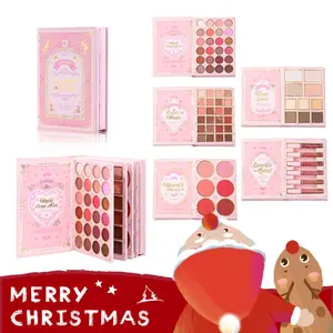 New Beauty Set, Makeup Palette Set, Five-Layer Makeup Magic Book, Eyeshadow, Blush, Highlighter, Contour, Brow Powder, Lipstick, Multifunctional Cosmetic Gift Box