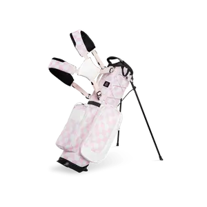 Recess Kids Golf Bag | Pink/White Checker