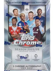 2025/26 Topps Chrome UEFA Club Competitions Soccer Hobby Box