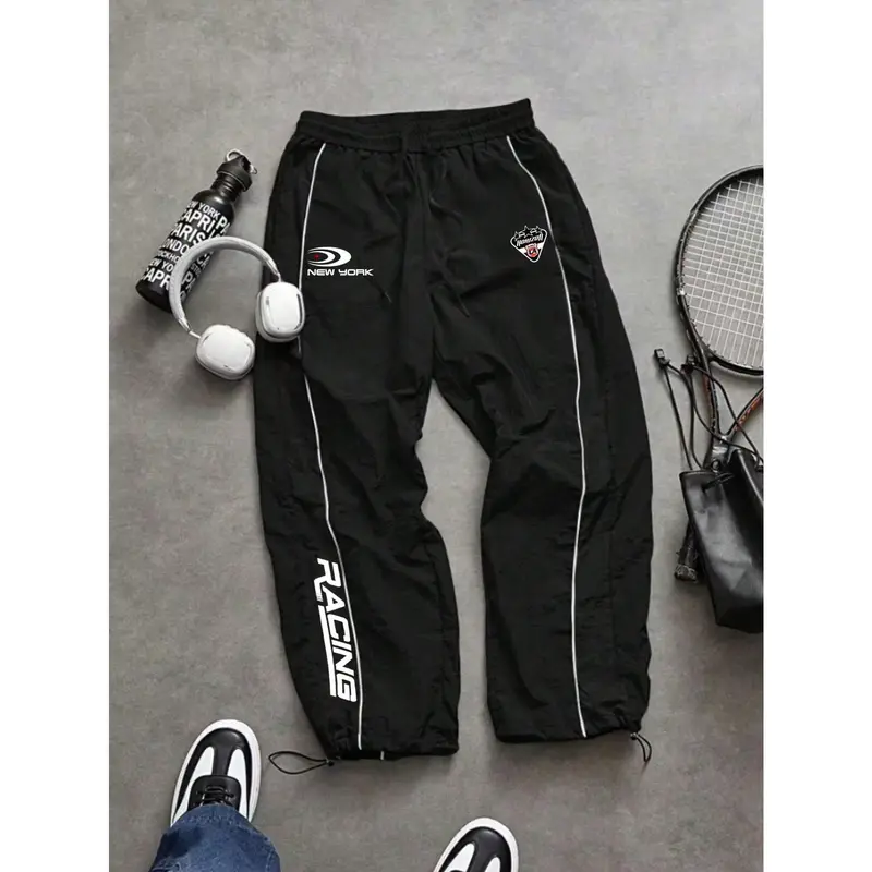 Men's Graphic Printed Sports Pants Comfortable Ultra Lightweight Baggy For Gym Sweatpants