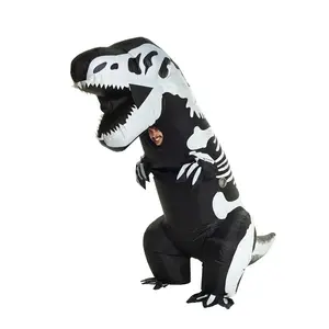 Adult Inflatable Skeleton T-Rex Costume