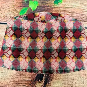 Nepali Traditional Hat Dhaka Topi Multicolor Cotton