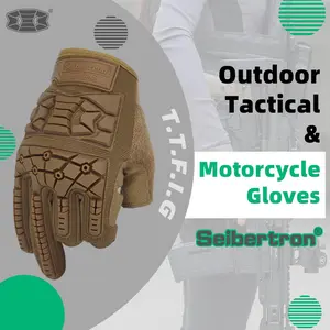 T.T.F.I.G/T.H.F.I.G/T.F.F.I.G 2.0 Men's Tactical Gloves Flexible Rubber for Hunting Hiking Airsoft Paintball Motorcycle Motorbike Riding Outdoor Gloves