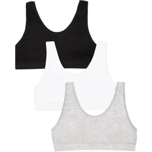 Fruit of the Loom Girls' Seamless Stretch Sports Bra