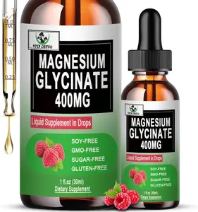 Magnesium Glycinate 400mg Liquid Drops Supplement