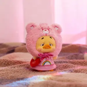 UPSETDUCK Care Bears Neon Sweetheart Duck Series Plush Blind Box