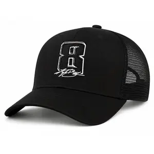 Premium Kyle Busch Dad Hat Rowdy Number 8 Racing Cap Embroidered Signature Baseball Hat Richard Childress Racing Merch NASCAR Fan Gift 8