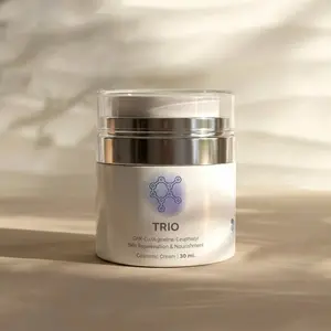 InfiniWell Trio Anti Aging Face Moisturizer & Wrinkle Cream - Advanced Triple Peptide Complex - Support Healthy Hydration Levels, Collagen & Elastin Production