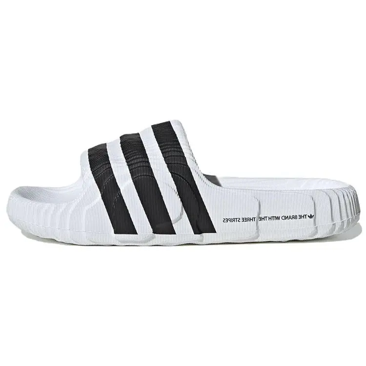 Adidas Adilette 22 Cloud White Core Black Comfort Lightweight Slides Unisex IF3668