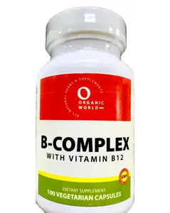 B-Complex with Vitamin B12 - Supports Energy Production & Brain Function, Promotes Healthy Skin, Hair & N