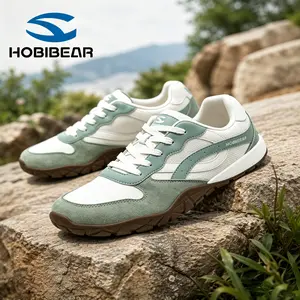 HOBIBEAR wide-toe unisex sneakers, barefoot shoes, Women Fashion Sneaker Lightweight Lace-Up Sport Shoe, Affordable Casual Trendy Minimalist Daily Wear Footwear, Comfort Daily Wear Shoes for Long Walk Summer Outdoor Autumn Women Zapatos Minimalistas